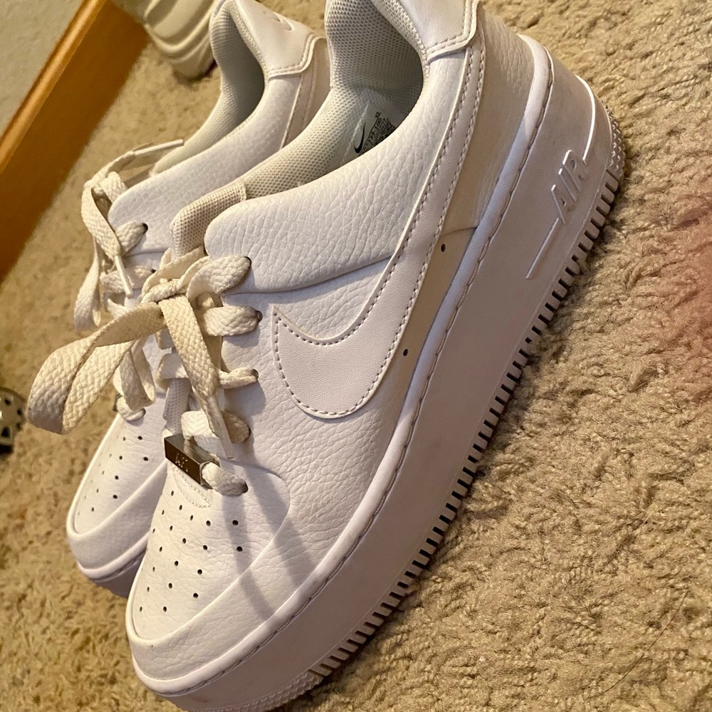 Barely worn Air Force 1 Sage